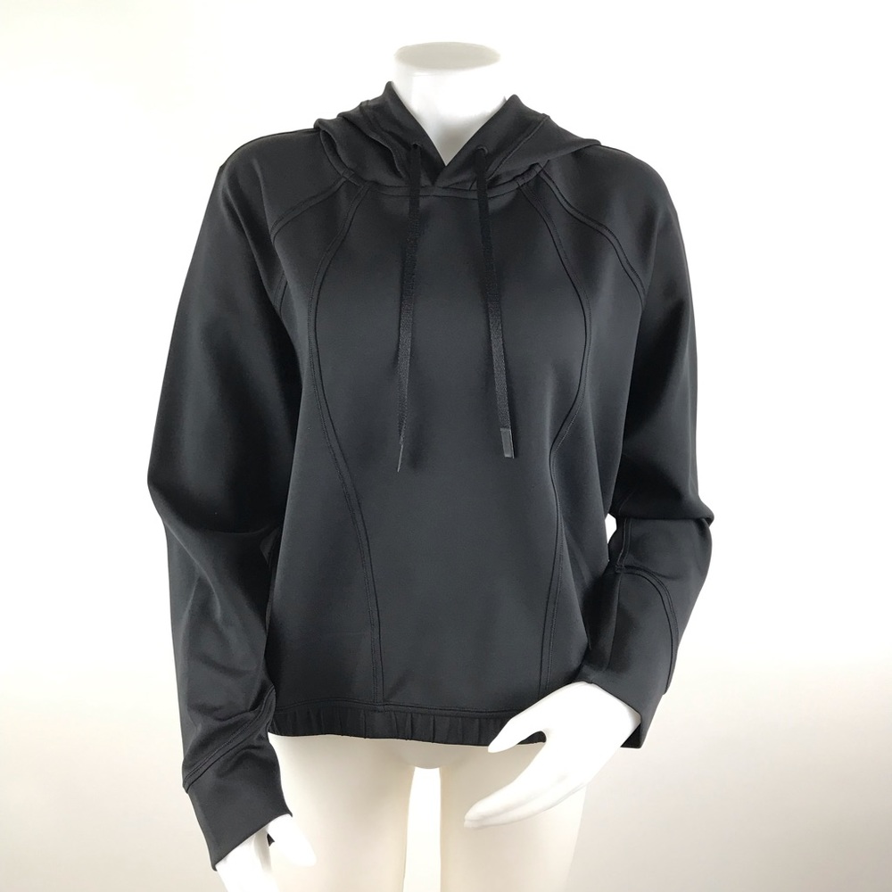 Lululemon Never Still Pullover Hoodie Black 12 EUC